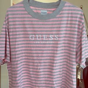 Guess Los Angeles Original Striped T Shirt Men’s M